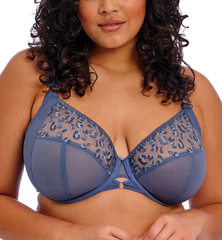 Bra with a matte finish for a more subdued appearance Elomi Namrah Bandless Plunge Underwire Bra (301335) - Stonewash Bra with a matte finish for a more subdued appearance Elomi Namrah Bandless Plunge Underwire Bra (301335) - Stonewash