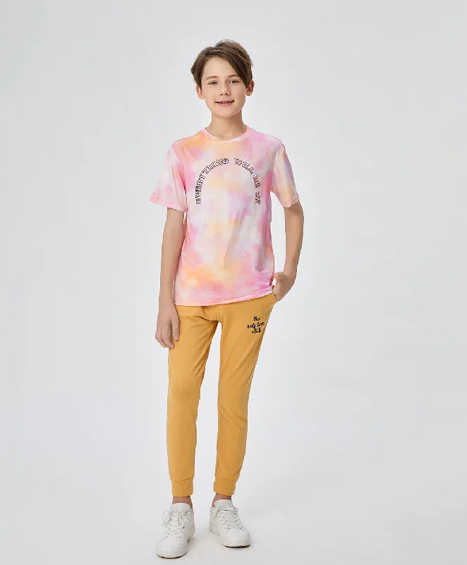 Bra with a plus - size seamless design for a smooth look​ Energized Junior Digital Daydream Printed Dropped Shoulder Tee
