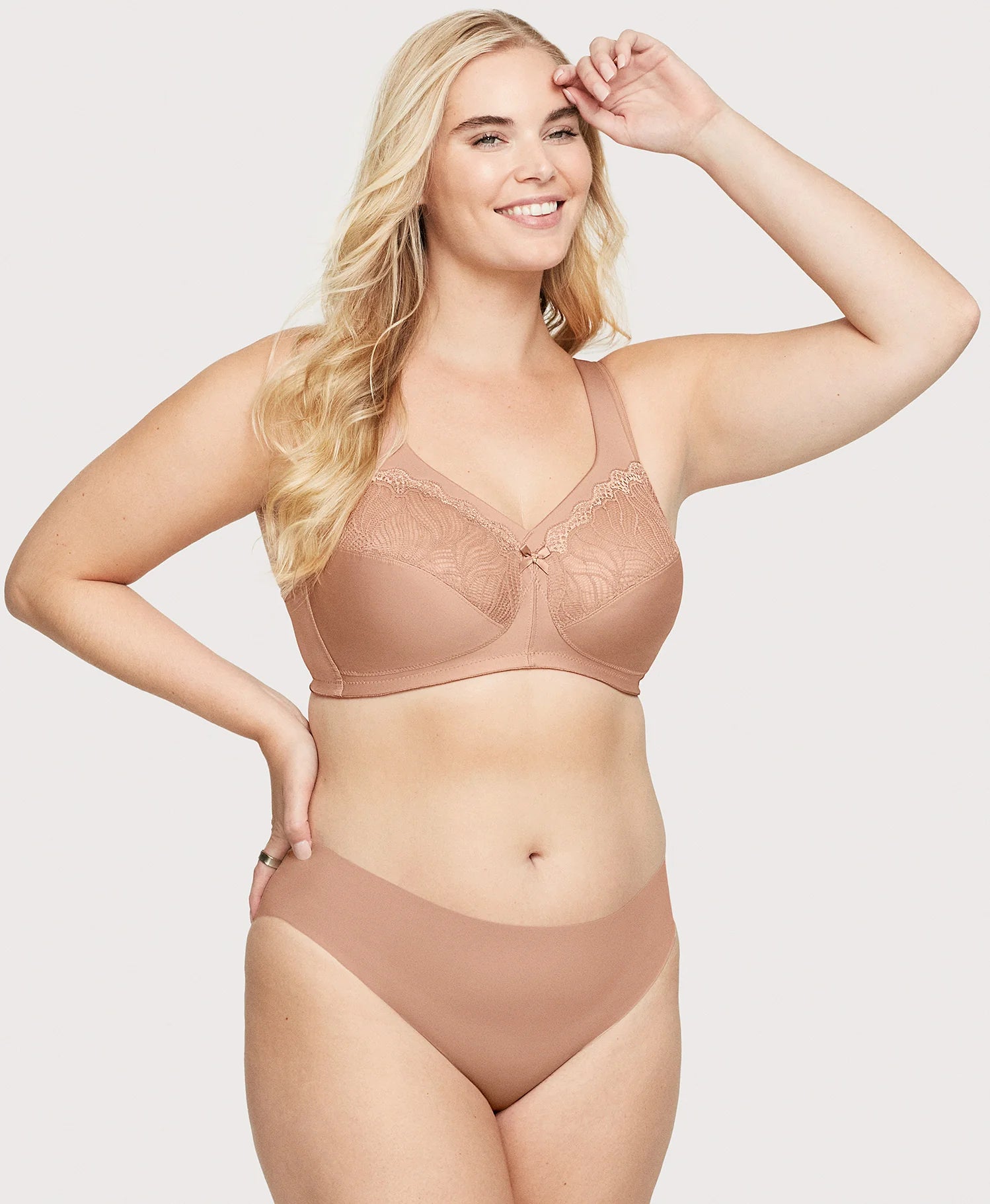 Bra with a plus - size adjustable strap for added comfort​ GLAMORISE 1010 MAGICLIFT SUPPORT BRA
