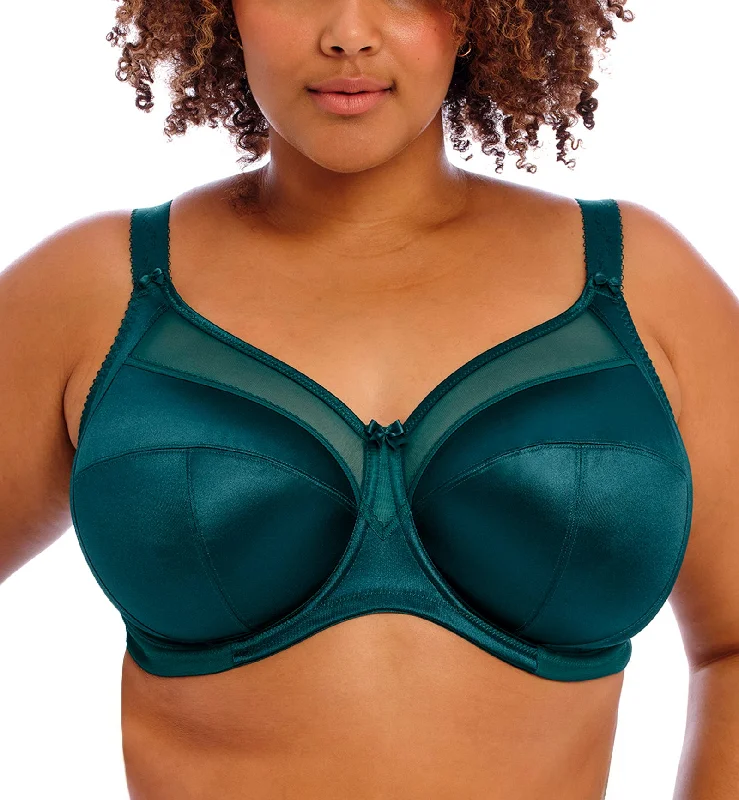 Polyester bras with moisture - wicking properties​ Goddess Keira Support Underwire Bra (6090) - Deep Teal