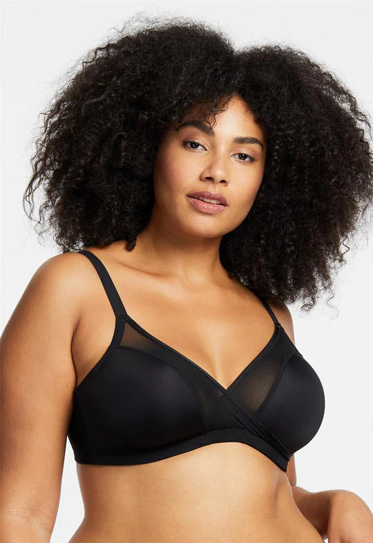 Bra with a quarter - cup design for a very revealing style MONTELLE 9327 WIRE-FREE PLUS T-SHIRT BRA Bra with a quarter - cup design for a very revealing style MONTELLE 9327 WIRE-FREE PLUS T-SHIRT BRA