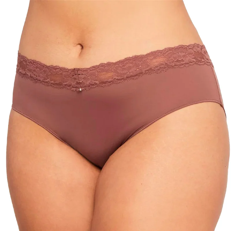 Bra with a polyester - lined cup for durability and moisture - wicking Essentials Brief 9004 - Pecan Bra with a polyester - lined cup for durability and moisture - wicking Essentials Brief 9004 - Pecan