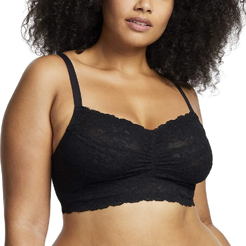 Bra with wide straps for added comfort and weight distribution​ MONTELLE INTIMATES 9334 CUP-SIZED LACE BRALETTE