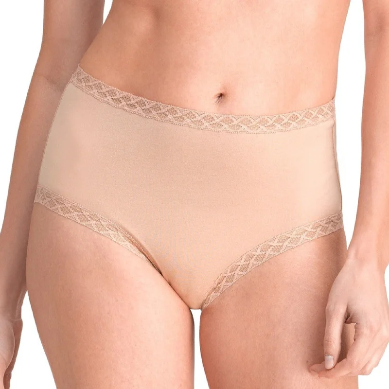Bra with a satin finish for a luxurious look​ Bliss Full Brief 755058 - Cafe