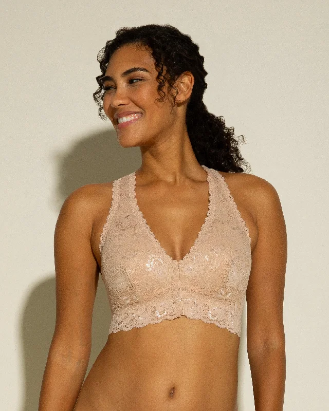 Bra with a lace - trim for an elegant and delicate touch​ Bralette À Fermeture Frontale Post-Chirurgicale