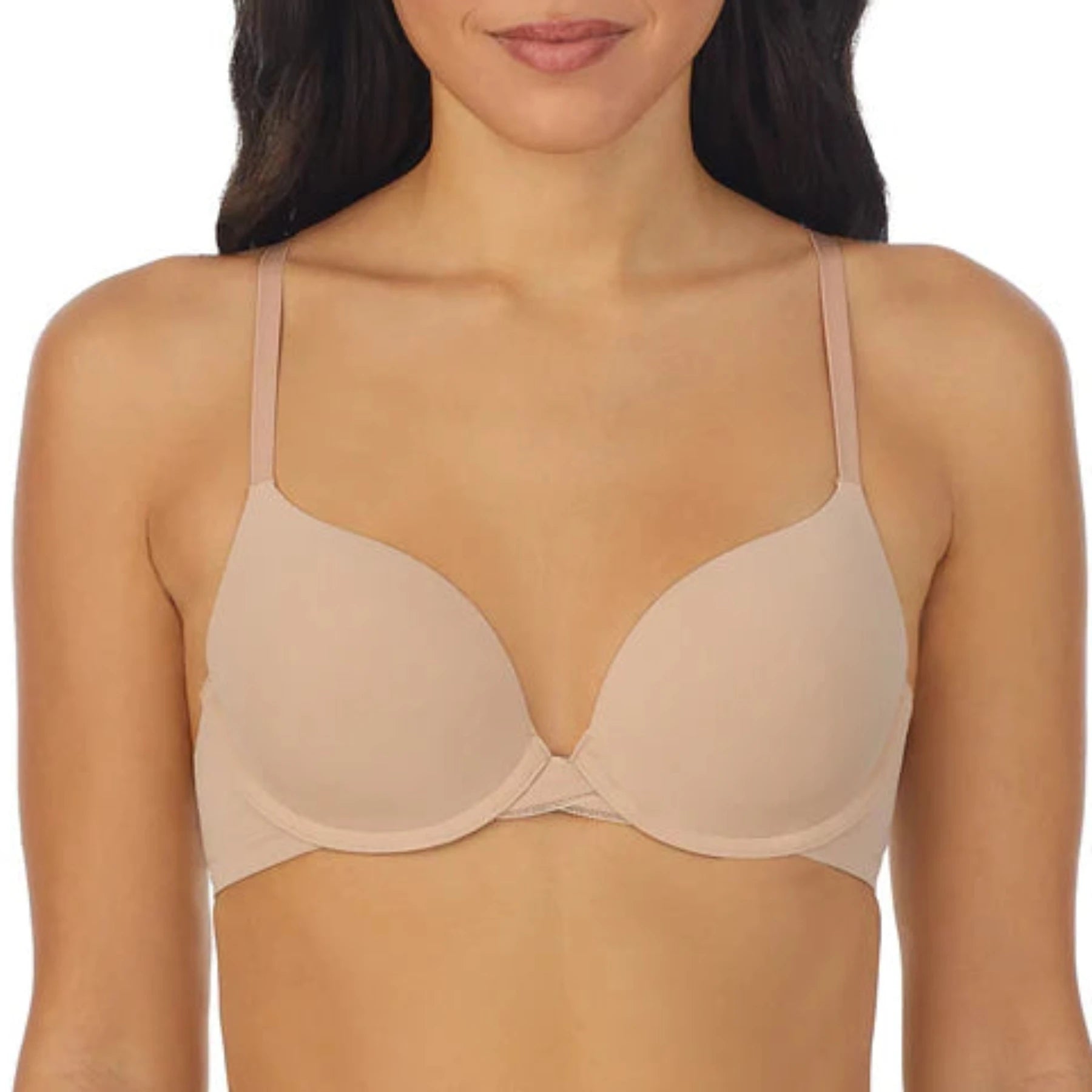 Bra with a half - cup design for a sexy and minimalist look​ Sleek T-Shirt Bra G3200 - Champagne