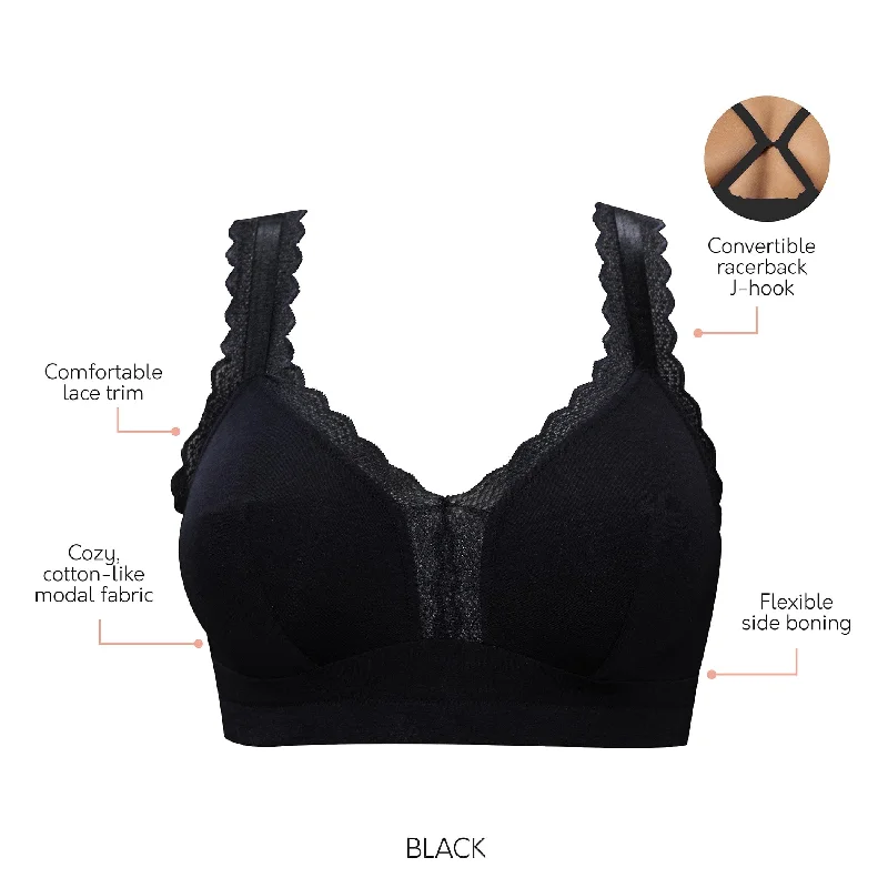 Long - line bras for added support and a slimming effect​ PARFAIT P5641 DALIS BRALETTE