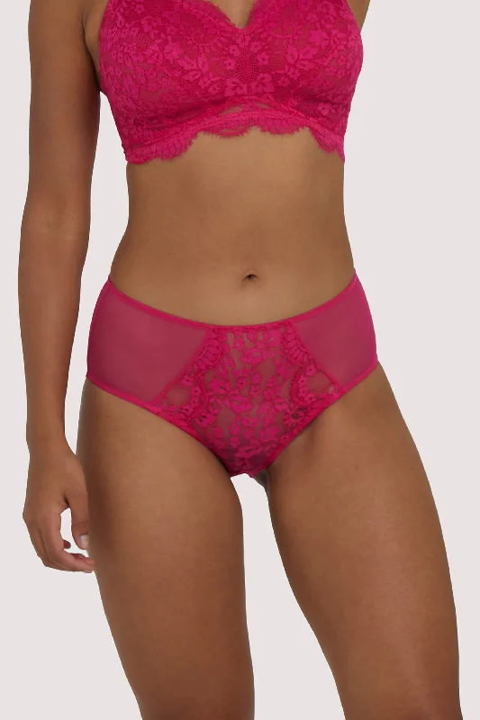Bra with a detachable strap for easy washing​ Emma Pink Highwaist Brief