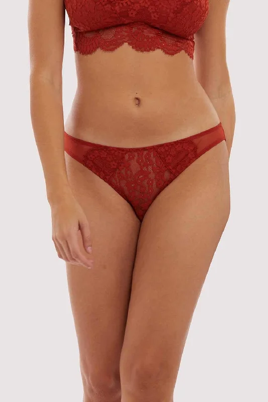 Underwire bras for enhanced support and shaping​ Emma Ginger Brazilian Brief