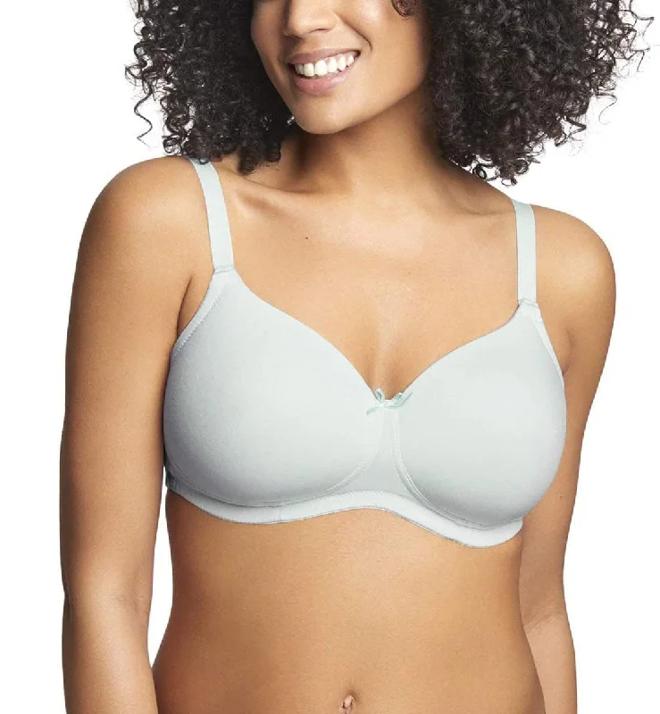 Bra with a polyester - lined cup for durability and moisture - wicking Royce Skyla Non-wire Convertible Molded T-Shirt Bra (8022) - Mint Bra with a polyester - lined cup for durability and moisture - wicking Royce Skyla Non-wire Convertible Molded T-Shirt Bra (8022) - Mint