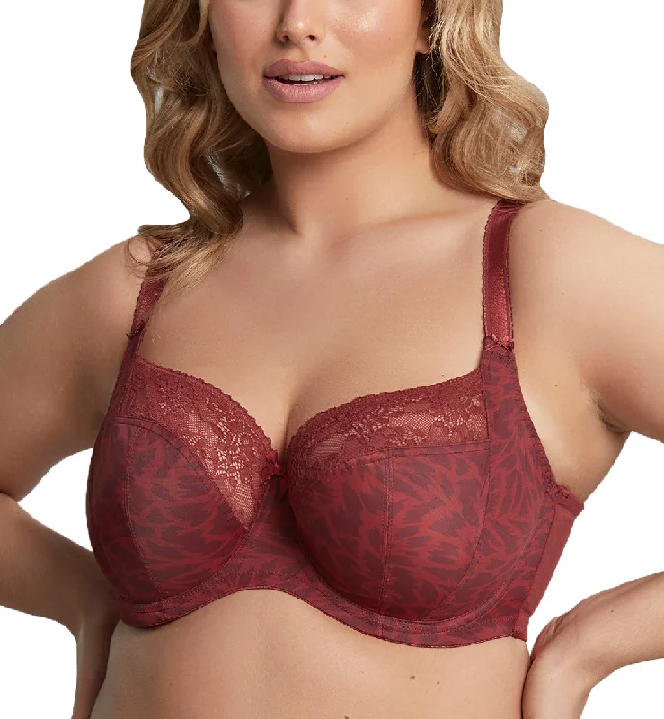 Bra with a reversible design for double the style options Sculptresse by Panache Chi Chi Balcony Underwire Bra (7695) - Red Animal Bra with a reversible design for double the style options Sculptresse by Panache Chi Chi Balcony Underwire Bra (7695) - Red Animal