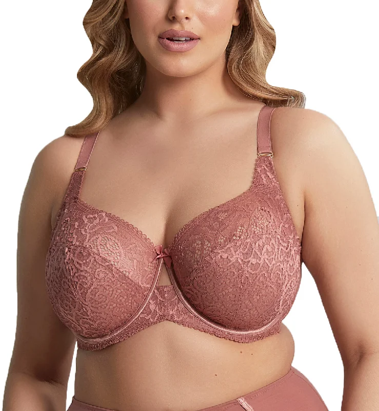 Bra with a matte finish for a more subdued appearance Sculptresse by Panache Estel Full Cup Underwire Bra (9685) - Rose Gold Bra with a matte finish for a more subdued appearance Sculptresse by Panache Estel Full Cup Underwire Bra (9685) - Rose Gold