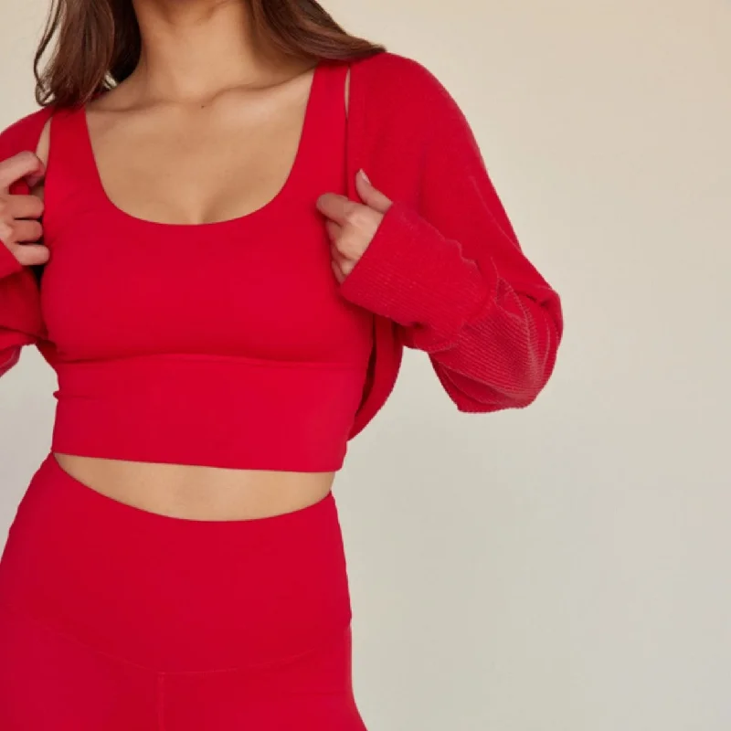 Bra with a plus - size cup for fuller figures​ Arlow Bra - Cherry