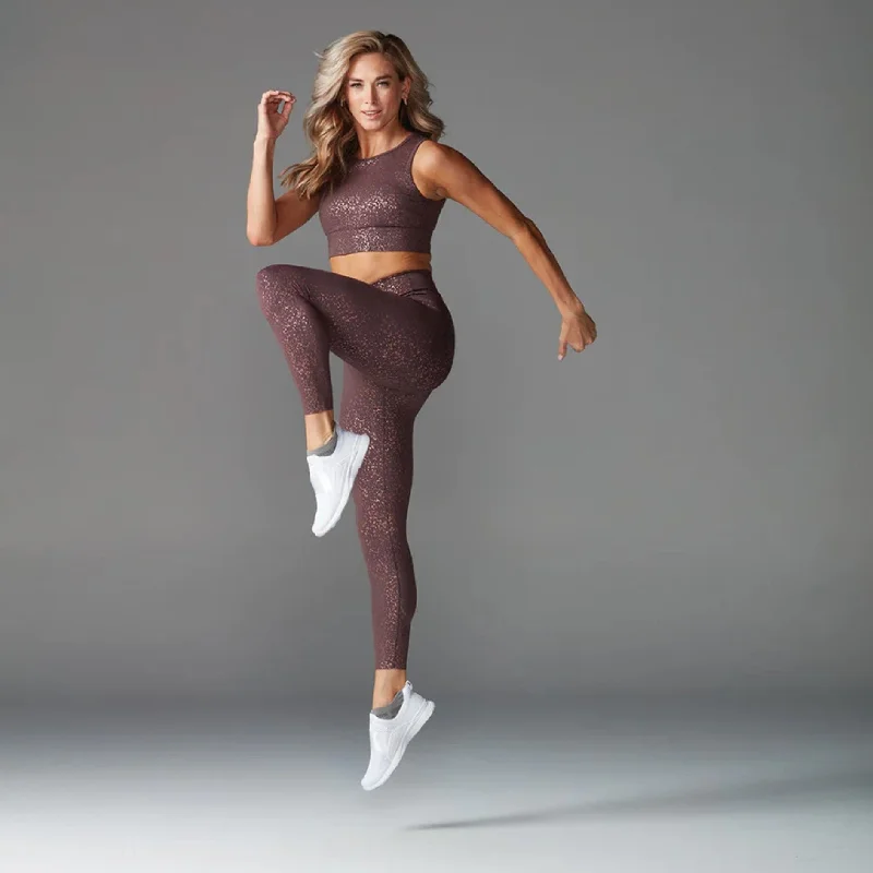 Bra with a racerback design for better mobility Agility Sports Bra - Quartz Glimmer Bra with a racerback design for better mobility Agility Sports Bra - Quartz Glimmer