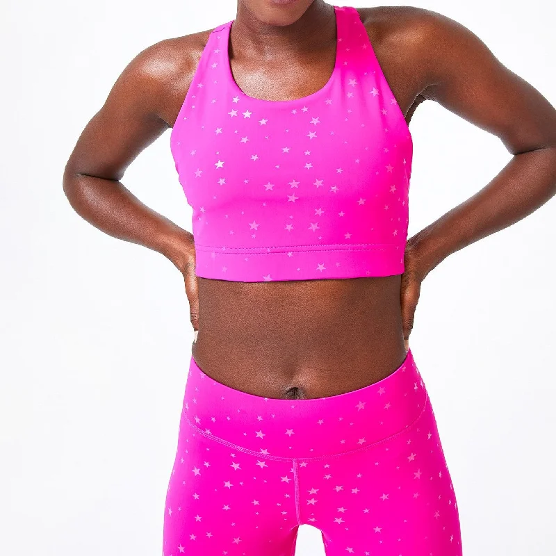 Seamless bras for a smooth and invisible look under clothes​ Pink Mini Stars Sports Bra