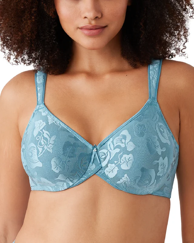 Bra with a racerback design for better mobility Wacoal Awareness Underwire Bra (More colors available) - 85567 - Adriatic Blue Bra with a racerback design for better mobility Wacoal Awareness Underwire Bra (More colors available) - 85567 - Adriatic Blue