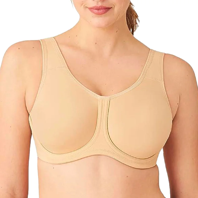 Bra with a cross - back strap design for a trendy look Simone Underwire Sports Bra 855170 - Sand Bra with a cross - back strap design for a trendy look Simone Underwire Sports Bra 855170 - Sand