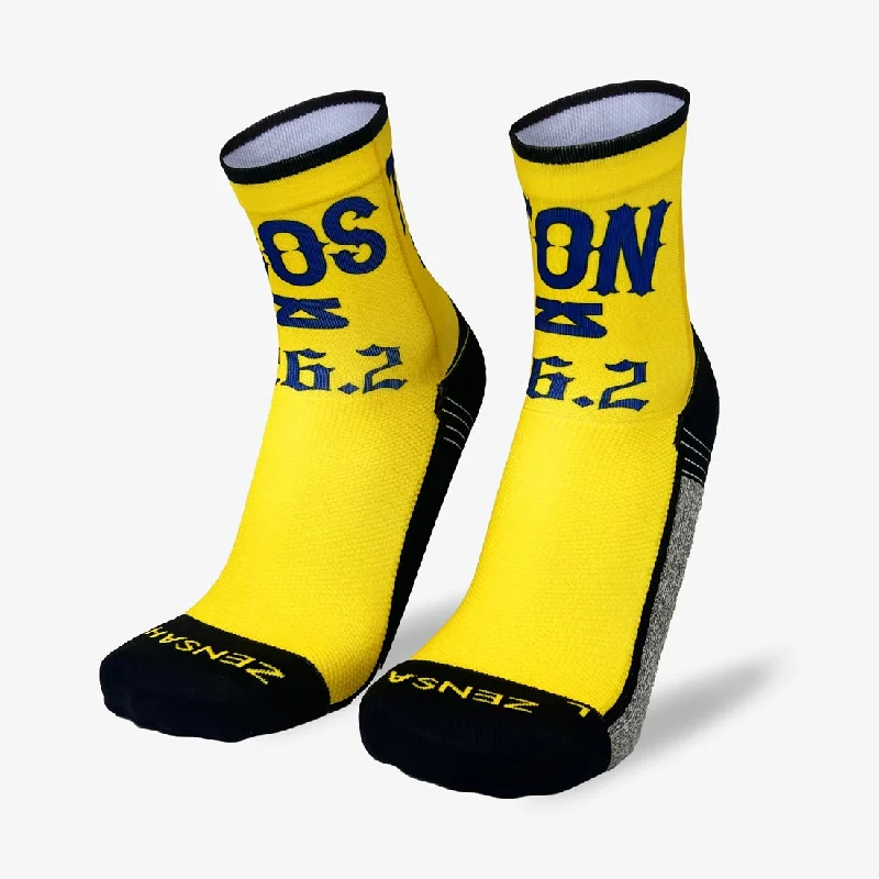 Women's over - the - calf socks with a stripe designWomen's over - the - calf socks with a stripe designClassic Boston 26.2 Running Socks (Mini-Crew) Women's over - the - calf socks with a stripe designWomen's over - the - calf socks with a stripe designClassic Boston 26.2 Running Socks (Mini-Crew)