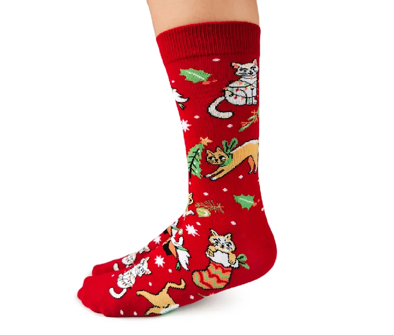 Women's ribbed knee - high socks for a classic lookWomen's ribbed knee - high socks for a classic lookFeline Festive Socks - For Her Women's ribbed knee - high socks for a classic lookWomen's ribbed knee - high socks for a classic lookFeline Festive Socks - For Her
