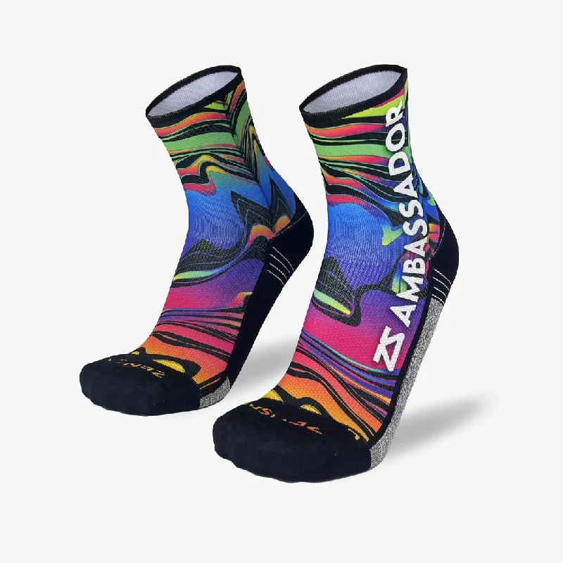 Women's cushioned sole socks for shock absorptionWomen's cushioned sole socks for shock absorption2024 Rainbow Swirls Ambassador Socks (Mini-Crew) Women's cushioned sole socks for shock absorptionWomen's cushioned sole socks for shock absorption2024 Rainbow Swirls Ambassador Socks (Mini-Crew)