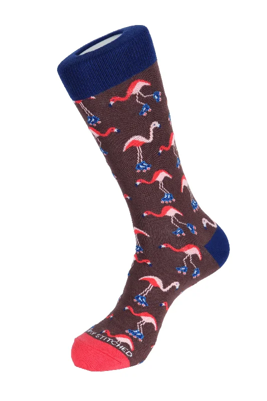 Flamingo on Skates