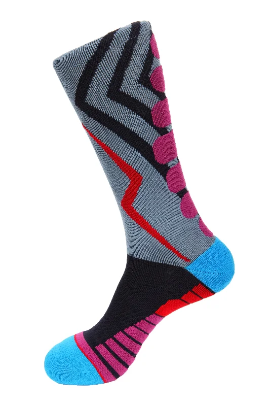 Women's over - the - calf socks with a stripe designWomen's over - the - calf socks with a stripe designLightning Athletic Socks Women's over - the - calf socks with a stripe designWomen's over - the - calf socks with a stripe designLightning Athletic Socks