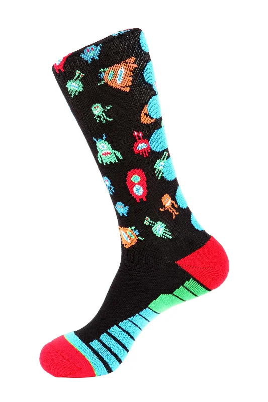 Women's knee - high socks with lace trimWomen's knee - high socks with lace trimMonster Athletic Socks Women's knee - high socks with lace trimWomen's knee - high socks with lace trimMonster Athletic Socks